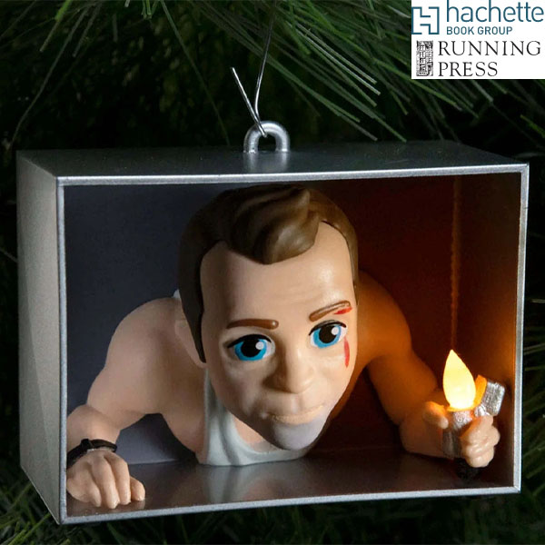 Running Press Die Hard Light Up Christmas Ornament